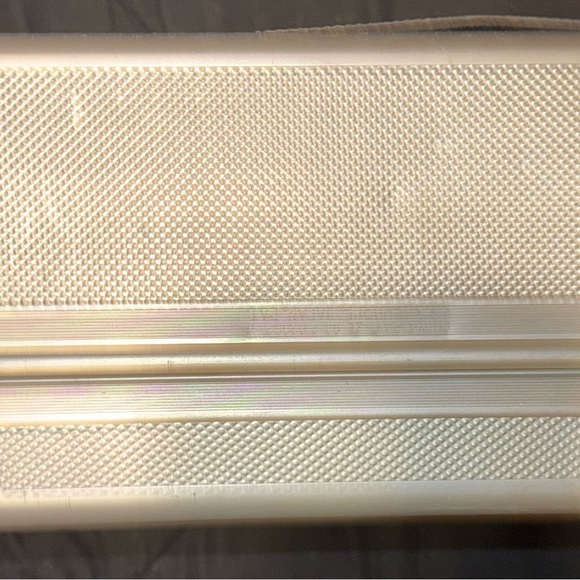 Jordan Silver Briefcase with Embossed Logo as is see photos rare - Picture 6 of 6